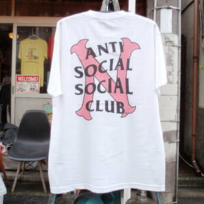 未使用！ネイバーフッド×アンチソーシャルソーシャルクラブ 白いTシャツ サイズLの画像2