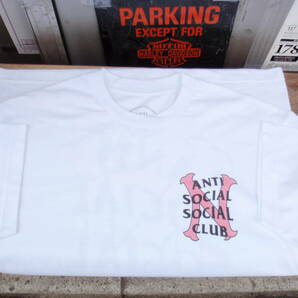 未使用！ネイバーフッド×アンチソーシャルソーシャルクラブ 白いTシャツ サイズLの画像3