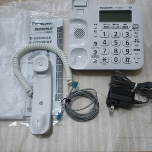  prompt decision * beautiful goods * Panasonic Panasonic landline telephone ( absence electro- with function ) VE-GZ228 parent machine only cordless handset none 