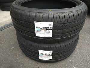 新品未使用 23年製造 SL201 225/40R18 2本セット セイバーリング ブリヂストン SEIBER LING BRIDGESTONE