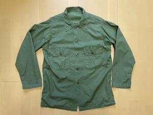 60s rare po pudding utility shirt U.S.ARMY NAVY USMC Vintage OG107fa tea g jacket HBT herringbone tsu il 30s 40s