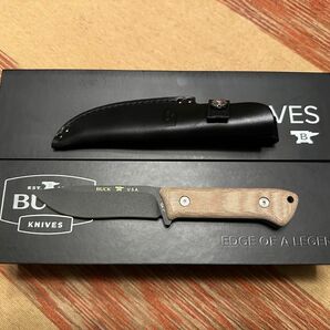 新品 未使用 バック #104 キャンプナイフ ブラック BUCK KNIVES