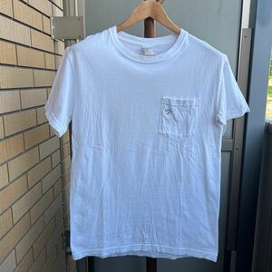 NOAH ロゴ ポケット 白 Tシャツ S 