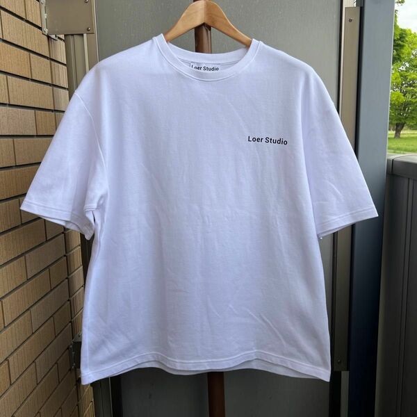 Loer Studio 半袖 Tシャツ free 白