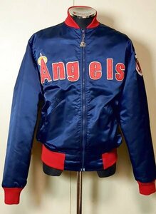 USA製 エンゼルス スターター スタジャン M ブルゾン ジャケット ヴィンテージ 90s STARTER Los Angeles Angels MLB