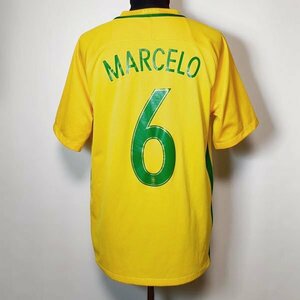 マルセロ ブラジル代表 ナイキ 16-17 レプリカユニフォーム M ゲームシャツ 2016 Marcelo NIKE Brazil 724597-703
