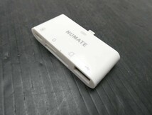 ▼NUMATE SDカードリーダー メモリーカードリーダライタ iPhone TF MicroUSB USB メモリーカード リーダー アイフォン ipad221209.22-3_画像8