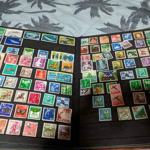 古い切手 コレクション スクラップブック 消印あり 使用済みありの画像4