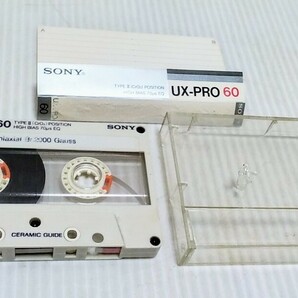 当時物 SONY UX-PRO 60分 2本 カセットテープ Type II 使用済み 中古の画像7
