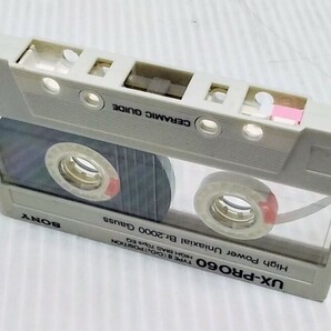 当時物 SONY UX-PRO 60分 2本 カセットテープ Type II 使用済み 中古の画像8