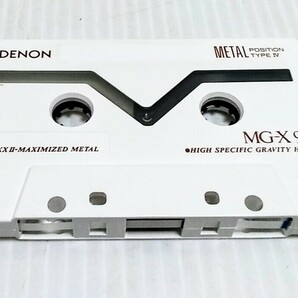 当時物 メタルカセットテープ DENON MG-X 90 メタルテープ カセットテープ 使用済み 中古の画像5