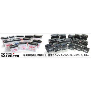 VTX7L-BS 即用バッテリー ValuePro / 互換 YTX7L-BS ホーネット250 VTR250 CBR250R CBR250RR CBR400RR ホーネット600 MC19 MC22 NC29の画像5