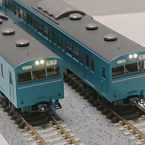 【4両 M1両】Tomix 92585 国鉄 103系通勤電車（高運転台ATC車・スカイブルー）基本セット の画像1