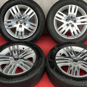 75%溝有。AUTECHニッサン純正17インチ×6.5J+40 BS ALENZA 001 215/60R17ラジアル4本。ティアナジュークエルグランドセレナエクストレイル