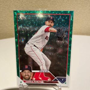 James Paxton 2023 Topps Update Series Green Rainbow Foil #/499 Red Sox US119 baseballトレカMLB