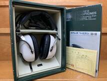 サンスイ SS-10 ヘッドホン ビンテージモデル 箱,説明書付き 状態良好 一部メンテ SANSUI Headphones_画像1