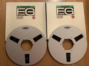 FUJI FILM 10号オープンリールテープ FG メタルリール 2本セット 録音済み