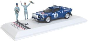 イクソ1/43 ランチア ストラトス HF 1979年モンテカルロラリー 優勝 #4 フィギュア付【SPRM00179】ミニカー