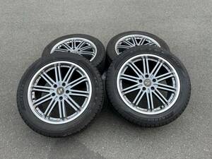 ○A-27522 バドックス エレノア S-HOLD 18×7.5J＋42 114.3-5h ケンダ KR36 アイステックネオ 235/50-18 4本セット 室内保管○