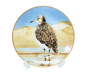 ●セール ダンバリーミント シギ/Sandpiper bird plate Danbury mint 12WATERBIRD