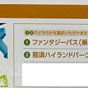 【AO】那須ハイランドパーク割引券 1枚 日本駐車場開発 株主優待 有効期限：2024/10/31 在庫：3 速達対応可能 の画像3