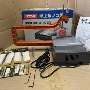 RYOBI.TF-30.卓上糸ノコ盤.電動工具.説明にご覧くださいの画像8