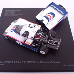 1円~ 美品 hpi-racing 1/43スケール ミニカー ポルシェ ルマン 938 Porsche 956 LH #1 1982 Le Mans Winner A04042Tの画像4