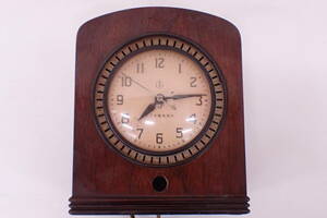 マツダ電気時計 昭和レトロ ヴィンテージ 木製 置時計 A04050T