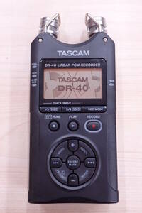 TASCAM タスカム リニアPCMレコーダー DR-40 録音機 LINEAR PCM RECORDER オーディオレコーダー A04003T