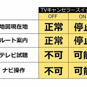 新型 カローラスポーツ 純正 ディスプレイオーディオ テレビキット ナビキット 走行中 TV視聴 キャンセラー MZEA12H ZWE219H /146-23の画像8