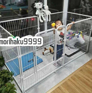 爆売り！大人気 品質保証 犬フェンスペット犬小屋猫小屋犬用品家柵 160*幅80*高さ90cm