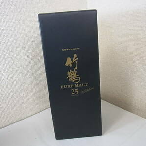 160407H07-0416H■東京都内発送限定■NIKKA WHISKY 竹鶴 25年 ニッカ ウイスキー ピュアモルト 43％ 700ml 未開栓 古酒の画像3