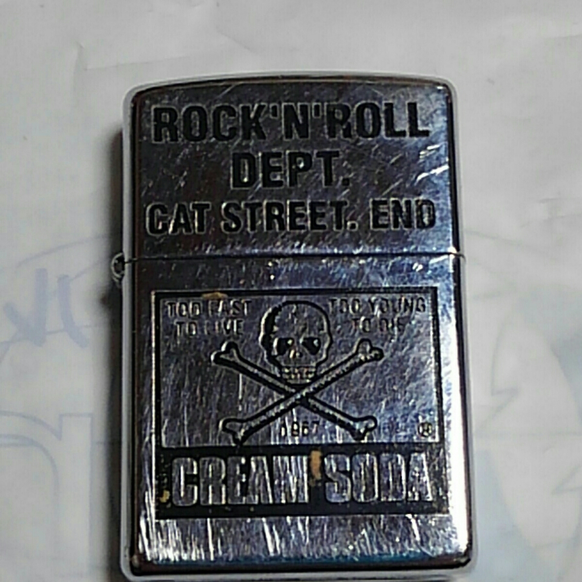 クリームソーダ 旧型 zippo オイルライター ロカビリー 原宿 ヤンキー