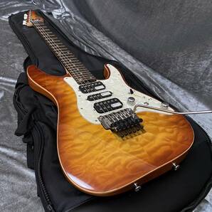 ★送料無料 美品 SCHECTER SD-DX-24 AS 国産本格モデル！ 極上キルトTOP アッシュBody！ コイルタップ付き 定価215,600円 2012年製 即決