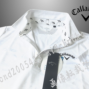 ■新品【Callaway GOLF】キャロウェイゴルフ COOL FESTA 吸汗速乾 半袖ポロシャツ■WH/LL(XL)の画像1
