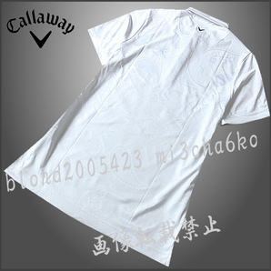 ■新品【Callaway GOLF】キャロウェイゴルフ COOL FESTA 吸汗速乾 半袖ポロシャツ■WH/LL(XL)の画像4