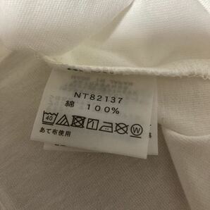 THE NORTH FACE ノースフェイス ロングスリーブTシャツ 白 ホワイト NT82137 新品未着用の画像4