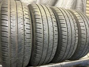 極上品 ブリヂストン 215/55R17 ECOPIA NH100RV 4本セット 中古タイヤ バリ溝 215/55-17 ヴェゼル オデッセイ クラウン カムリ など