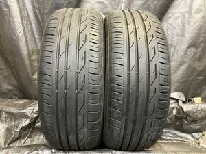 バリ溝 ブリヂストン 205/50R17 TURANZA T001 2本セット 中古タイヤ 2020年製 205/50-17 オーラ セレナハイブリッド インプレッサ など