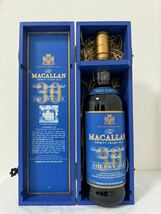 ザ マッカラン 30年 シェリーオーク ブルーラベル ★希少 ＊箱付 750ml 43% The MACALLAN_画像1