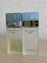 ドルチェ&ガッバーナ 香水 ライトブルー オードトワレ 25ml 2歩　セットDOLCE & GABBANA EDT SP スプレー　定形外は350円 まとめ　ドルガバ_画像1