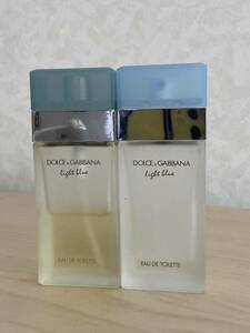 ドルチェ&ガッバーナ 香水 ライトブルー オードトワレ 25ml 2歩　セットDOLCE & GABBANA EDT SP スプレー　定形外は350円 まとめ　ドルガバ