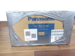 未開封品 Panasonicパナソニック / コンパクトステレオシステム SC-RS75-W / ハイレゾ Blootooth対応など ホワイト