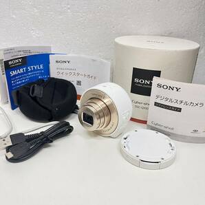 【C-24023】Π SONY Cyber-shot DSC-QX10 スチールカメラ コンパクトデジタルカメラ ソニー サイバーショット 稼動品 付属品完品の画像1