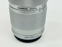 【TJ-3675】1円〜 OLYMPUS オリンパス M.ZUIKO DIGITAL 40-150mm 1:4-5.6 R ED MSC 一眼レフ カメラ レンズ シルバー 中古 保管品_画像10