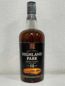 【F-14702】 未開栓 HIGHLAND PARK 12年 Single Malt Scotch Whisky Orkney Islands 40％ 700mL ハイランドパーク オークニー シングル