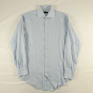 B3 BARNEYS NEWYORK バーニーズニューヨーク　長袖シャツ ドレスシャツ ライトブルー　size40/87 メンズ　男性用