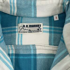 C2 H.R.MARKET ハリウッドランチマーケット ネルシャツ 長袖シャツ チェック size:3 メンズ 男性用 希少カラーアメカジ の画像4