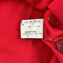 B3 J.PRESS RED LABELジェイプレス　半袖ポロシャツ 星条旗　ハート　size M メンズ　男性用_画像7