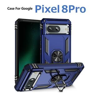 Google Pixel 8Pro ケース ブルー 耐衝撃の画像1